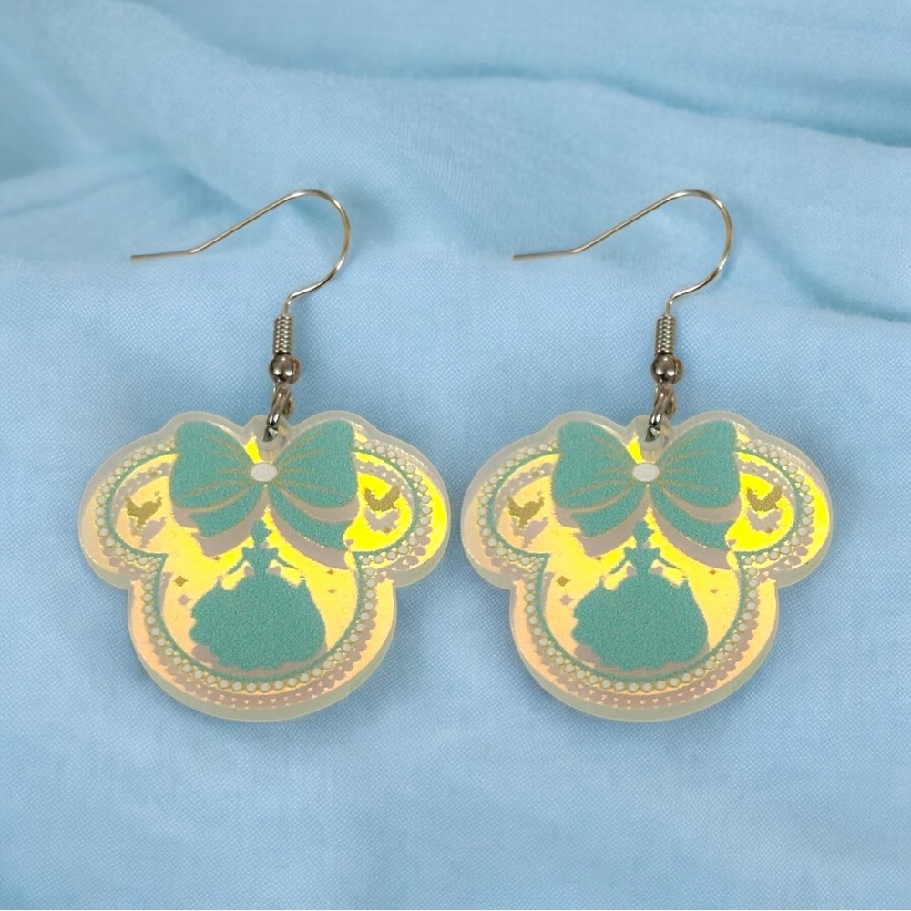 Cinderella Mouse Head Earrings